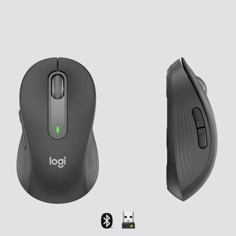 Logitech Signature M650 muis Rechtshandig RF-draadloos + Bluetooth Optisch 2000 DPI