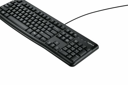 Logitech K120 toetsenbord USB QWERTY Internationaal Noordzee Zwart