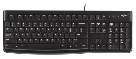Logitech K120 toetsenbord USB QWERTY Internationaal Noordzee Zwart