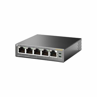 TP-LINK TL-SF1005P Unmanaged Fast Ethernet (10/100) Power over Ethernet (PoE) Zwart