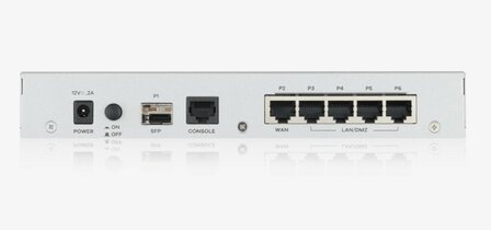Zyxel USG Flex 100 | Firewall (Hardware) | 900 Mbit/s | 5x Gigabit LAN/WAN | VPN &amp; UTM Beveiliging | Desktopbehuizing