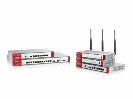 Zyxel USG Flex 100 | Firewall (Hardware) | 900 Mbit/s | 5x Gigabit LAN/WAN | VPN &amp; UTM Beveiliging | Desktopbehuizing