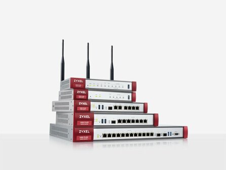 Zyxel USG Flex 100 | Firewall (Hardware) | 900 Mbit/s | 5x Gigabit LAN/WAN | VPN &amp; UTM Beveiliging | Desktopbehuizing