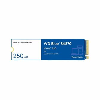 Western Digital WD Blue SN570 | 250GB NVMe SSD | M.2 | Gen3 | 3.300MB/s