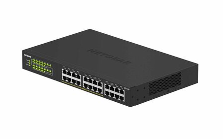 NETGEAR GS324P Unmanaged Gigabit Ethernet (10/100/1000) Power over Ethernet (PoE) 1U Zwart