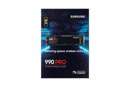 Samsung 990 PRO | 2TB NVMe SSD | M.2 | Gen4 | 7.450MB/s