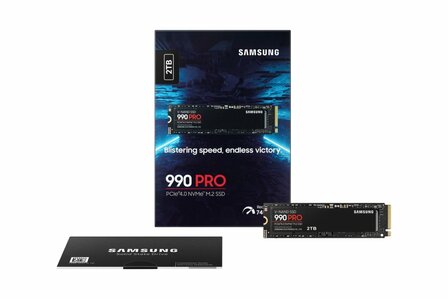 Samsung 990 PRO | 2TB NVMe SSD | M.2 | Gen4 | 7.450MB/s