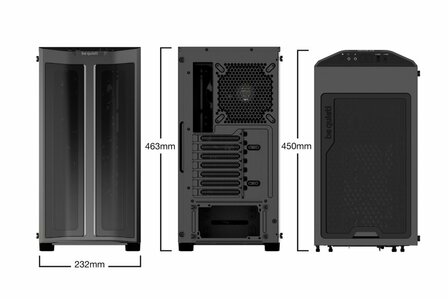 be quiet! Pure Base 500 RGB FX | Midi Tower Case | Zwart