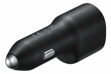 Samsung EP-L4020 | Autolader 25W USB-C &amp; USB-A | Zwart