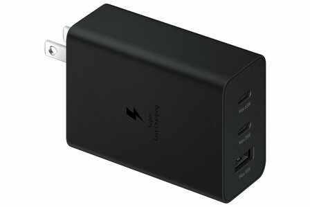 Samsung EP-T6530 | Oplader 65W | 2x USB-C &amp; 1x USB-A | Zwart