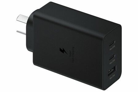 Samsung EP-T6530 | Oplader 65W | 2x USB-C &amp; 1x USB-A | Zwart