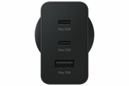 Samsung EP-T6530 | Oplader 65W | 2x USB-C &amp; 1x USB-A | Zwart
