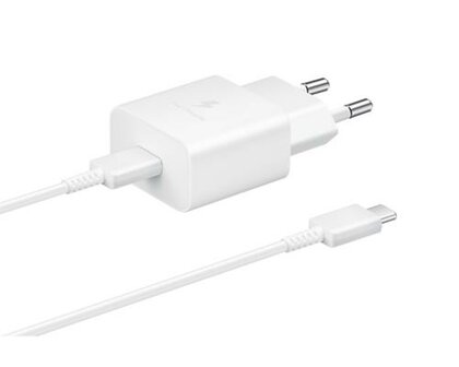 Samsung EP-T1510XWEGEU | USB-C Oplader voor Mobiele Apparaten 15W | Wit