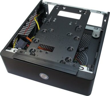Inter-Tech ITX-603 | Mini-ITX Case | 60 Watt Voeding | Zwart
