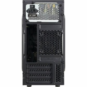 Inter-Tech MA-01 Micro Blue Light | Micro Tower Case | 500 Watt Voeding | Zwart