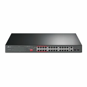 TP-Link TL-SL1226P | Unmanaged POE+ Gigabit Switch | 26 Poorts