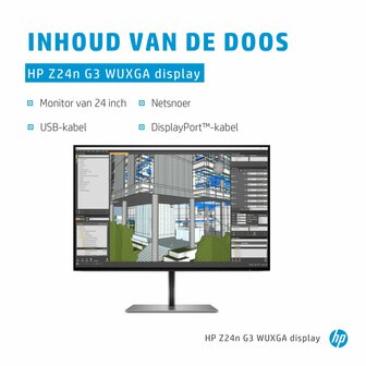 HP Z24n G3 24&quot; | 1920x1200 WUXGA IPS | Edge-Lit LED | 60Hz | Monitor
