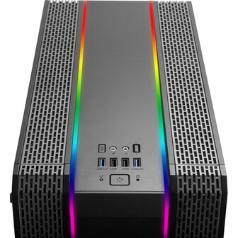 Inter-Tech S-3901 Impulse RGB | Tower Case | Zwart