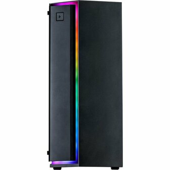 Inter-Tech S-3906 Renegade RGB | Midi Tower Case | Zwart