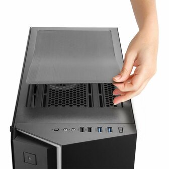 Inter-Tech S-3906 Renegade RGB | Midi Tower Case | Zwart