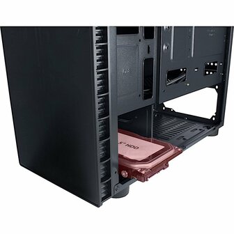 Inter-Tech CXC2 Blue Light | Midi Tower Case | Zwart