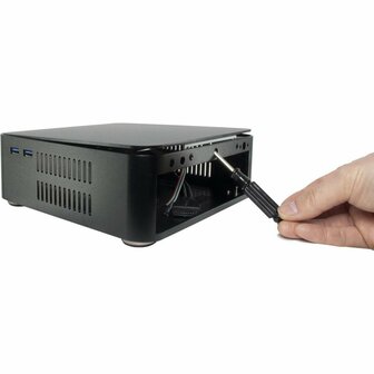 Inter-Tech ITX A60 | Mini-ITX Case | 60 Watt Voeding | Zwart