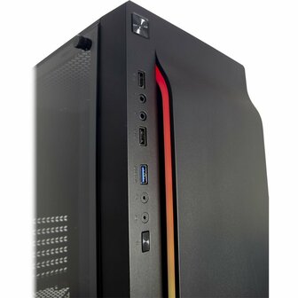 Inter-Tech A-3411 Creek RGB | Midi Tower | Zwart