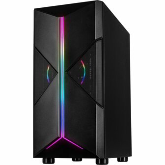 Inter-Tech IT-3306 CAVY RGB | Tower Case | Zwart