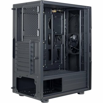 Inter-Tech IT-3306 CAVY RGB | Tower Case | Zwart