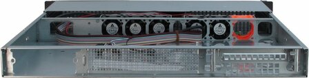 Inter-Tech IPC 1U-10255 | Server Rack Case | Zwart