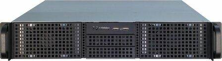 Inter-Tech IPC 2U-20248 | Server Rack Case | Zwart