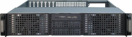 Inter-Tech IPC 2U-20248 | Server Rack Case | Zwart