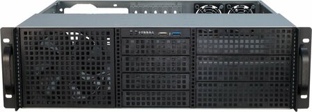 Inter-Tech 3U-30240 | Server Rack Case | Zwart