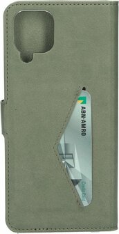 Mobiparts Classic Wallet Case Samsung Galaxy A12 (2021) Stone Green