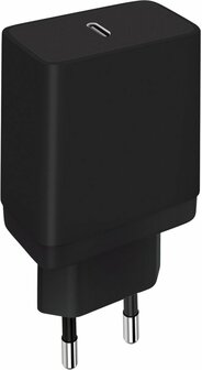 Mobiparts Wall Charger | USB-C Oplader 20W met Power Delivery | Zwart