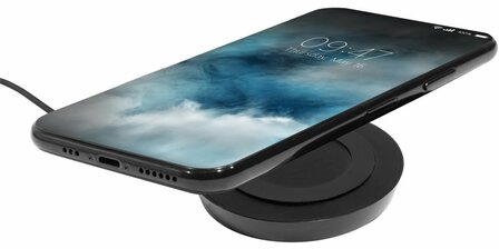 Mobiparts Wireless Charger | Draadloze Oplader 5W Qi | Zwart