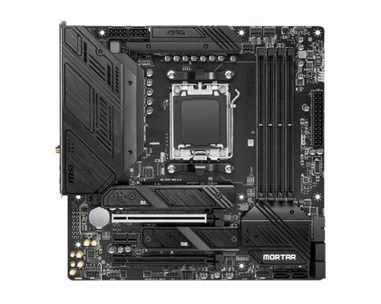 MSI MAG B650M Mortar WIFI | Socket AM5 | AMD B650 | 4xDDR5 | Micro-ATX | Moederbord