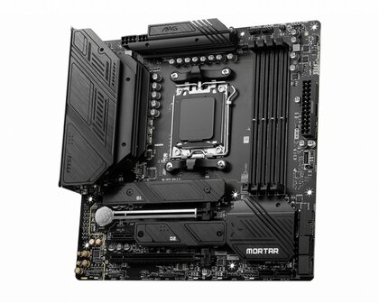 MSI MAG B650M Mortar WIFI | Socket AM5 | AMD B650 | 4xDDR5 | Micro-ATX | Moederbord