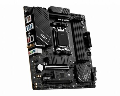 MSI PRO B650M-A WIFI AMD | Socket AM5 | AMD B650 | 4xDDR5 | Micro-ATX | Moederbord