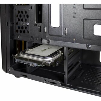 Inter-Tech Thunder Blue Light | Midi Tower Case | Zwart