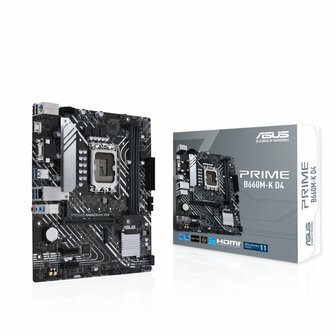 ASUS PRIME B660M-K D4 | Socket LGA 1700 | Intel B660 | 2xDDR4 | ATX | Moederbord