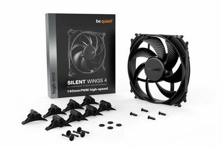 be quiet! SILENT WINGS 4 | 140mm PWM Computer behuizing Ventilator 14 cm Zwart 1 stuk(s)