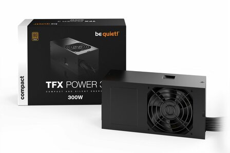 be quiet! TFX POWER 3 300W Bronze power supply unit 20+4 pin ATX Zwart