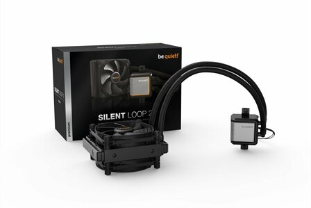 be quiet! SILENT LOOP 2 120mm Processor Alles-in-&eacute;&eacute;n vloeistofkoeler 12 cm Zwart 1 stuk(s)