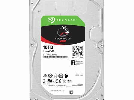 Seagate IronWolf ST10000VN000 interne harde schijf 3.5&quot; 10000 GB SATA III