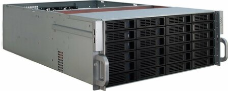 Inter-Tech 4U-4424 | Server Rack Case | Zwart/Zilver