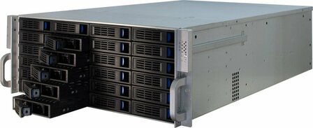 Inter-Tech 4U-4424 | Server Rack Case | Zwart/Zilver