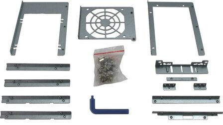 Inter-Tech 4U-4424 | Server Rack Case | Zwart/Zilver