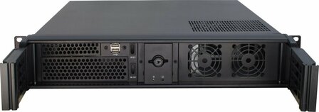 Inter-Tech IPC 2U-2098-SL | Server Rack Case | Zwart