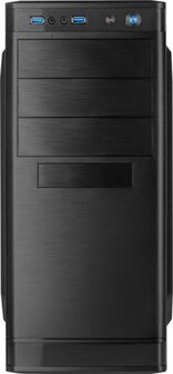 Inter-Tech IT-5905 | Midi Tower Case | Zwart